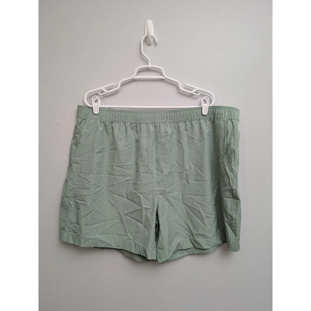 X3 NWT World Wide Sportsman Shorts Mens XXL Beige Fishing Elastic Waist
